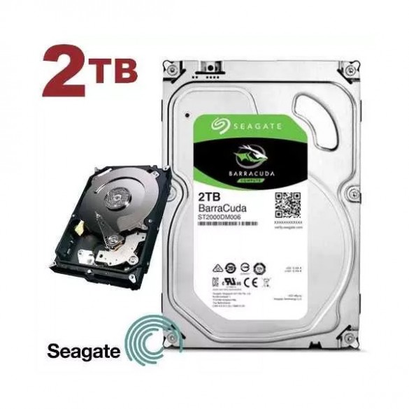 HD Interno de 2TB Seagate BarraCuda ST2000DM006 para PC