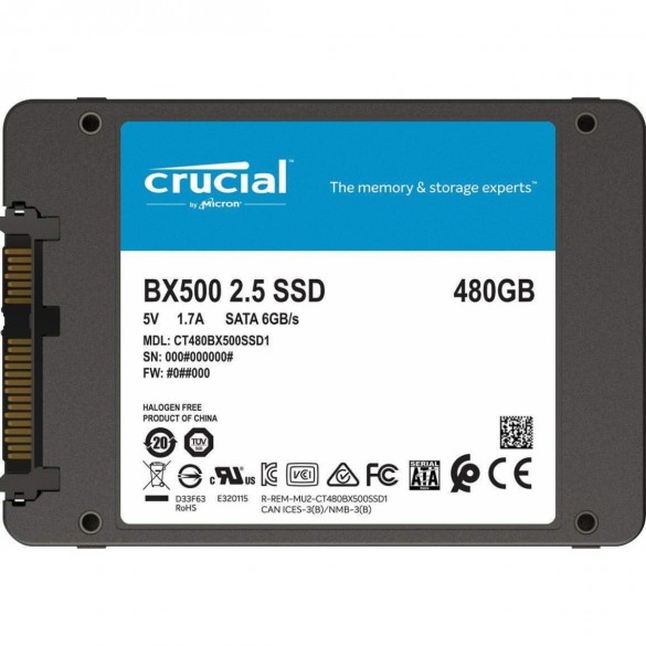 SSD Crucial 480gb 